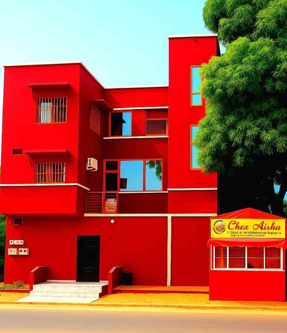 Résidence Meublée Merveilleuse - Façade moderne à Saint-Louis